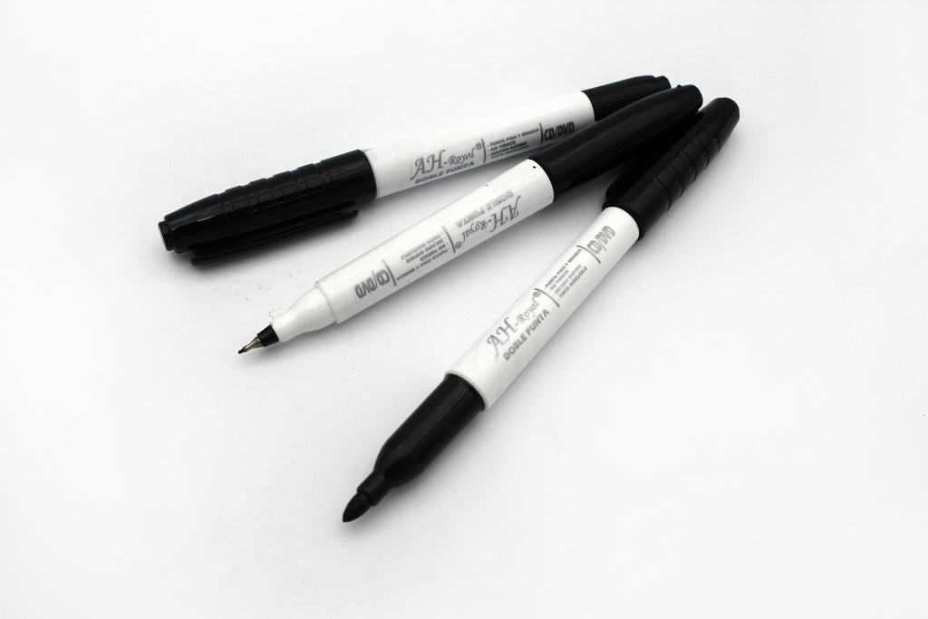 MARCADOR AH ROYAL PARA CD DOBLE DELGADO Y GRUESO []