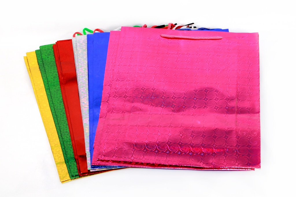 BOLSA DE REGALO HOLOGRAMA No.4 GRUESA [PAC70495 / PAC30050-2739]