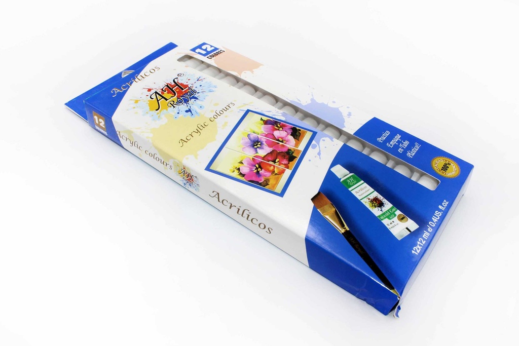 ACRILICO AH ROYAL-12 COLORES [PAC70059-4010]