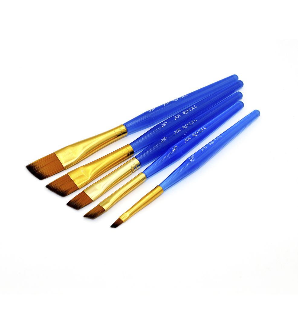 PINCEL AH ROYAL JUEGO ACRILICO EXAGONAL X5 UND DISPLAY X10 No.1-8,1-4,3-8,1-2,5-8 [PAC20031-448]