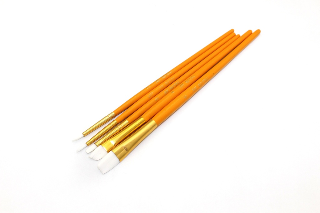 PINCEL AH ROYAL JUEGO AMARILLO SURTIDO X5.  No.10-0, 3,2,4,6 []