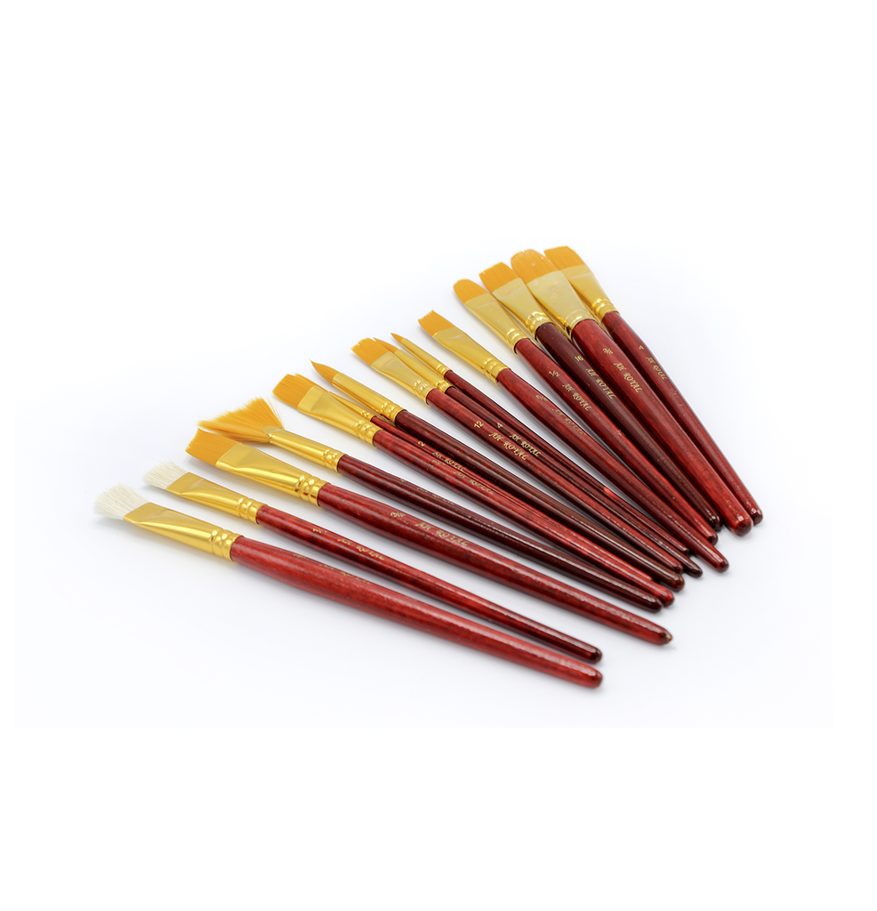 PINCEL AH ROYAL JUEGO X 15 VINOTINTO DISPLAY X10 [PAC20096]