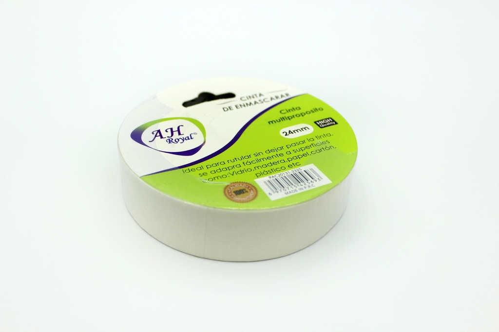 CINTA  AH ROYAL DE ENMASCARAR 24MM-1"  DE 20 Y PACA X 144 [PAC20131-2325]