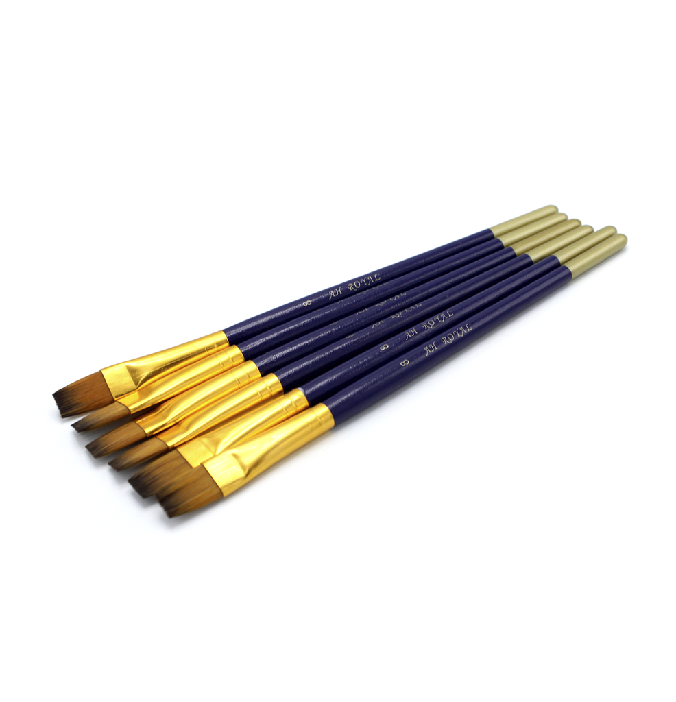 PINCEL AH ROYAL PLANO No. 8 X 6 DISPLEY X10 [PAC20040]