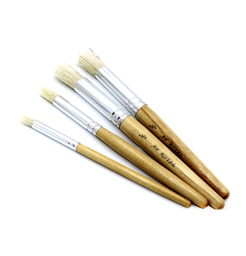 PINCEL AH ROYALPARA BROCHA SECA X 4CABO  MADERA CORTO [PAC20094]