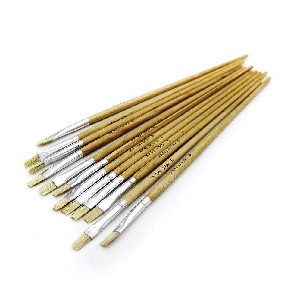 PINCEL CHINO AH ROYAL PLANO No.6 X DOCENA [PAC80087-1703 / PAC20006-1703]