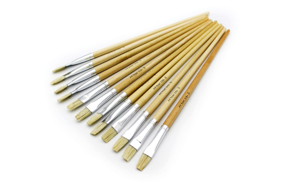 PINCEL CHINO AH ROYAL PLANO No.8 X DOCENA [PAC80089-1705 / PAC20008-1705]