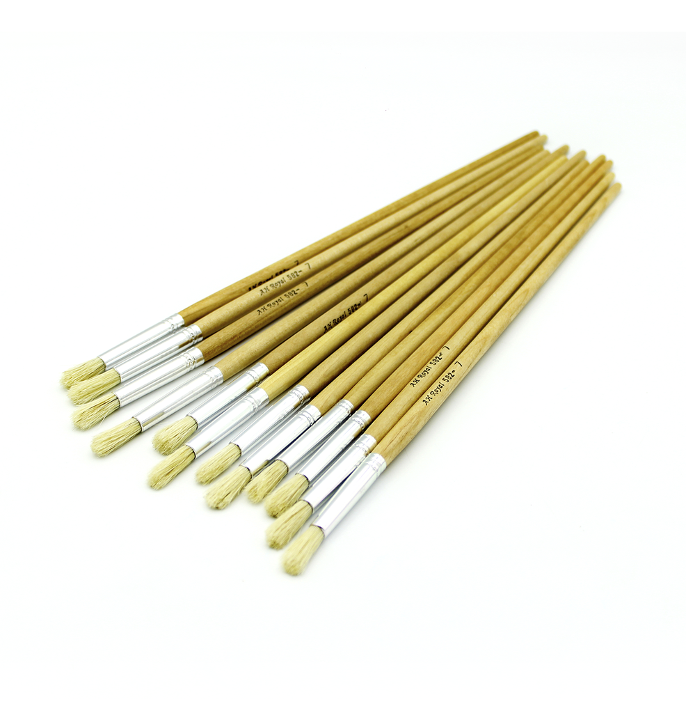 PINCEL CHINO AH ROYAL REDONDO No.7 X DOCENA [PAC80100-1716 / PAC20019-1716]