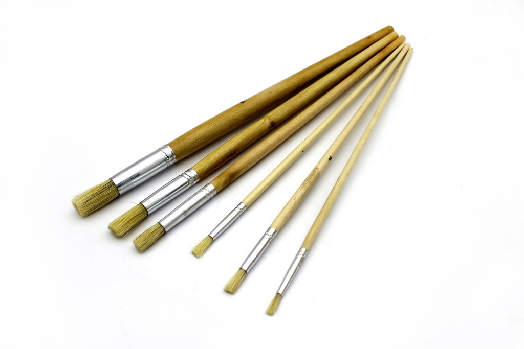 PINCEL CHINO REDONDO JUEGO DEL 2 AL 12 X6 UNIDADES [PAC70054-52]