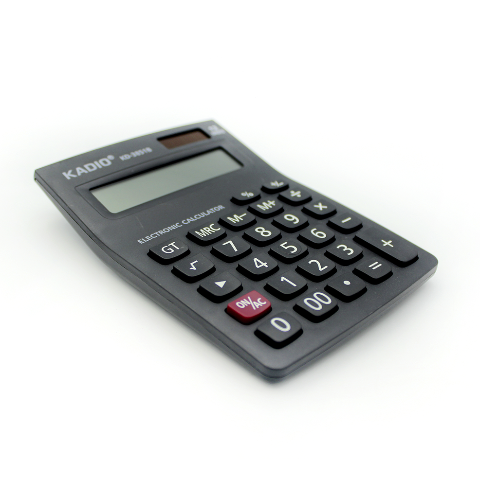 CALCULADORA KADIO 12 DIGITOS LUZ SOLAR KD-3851B [PAC70013-4100]