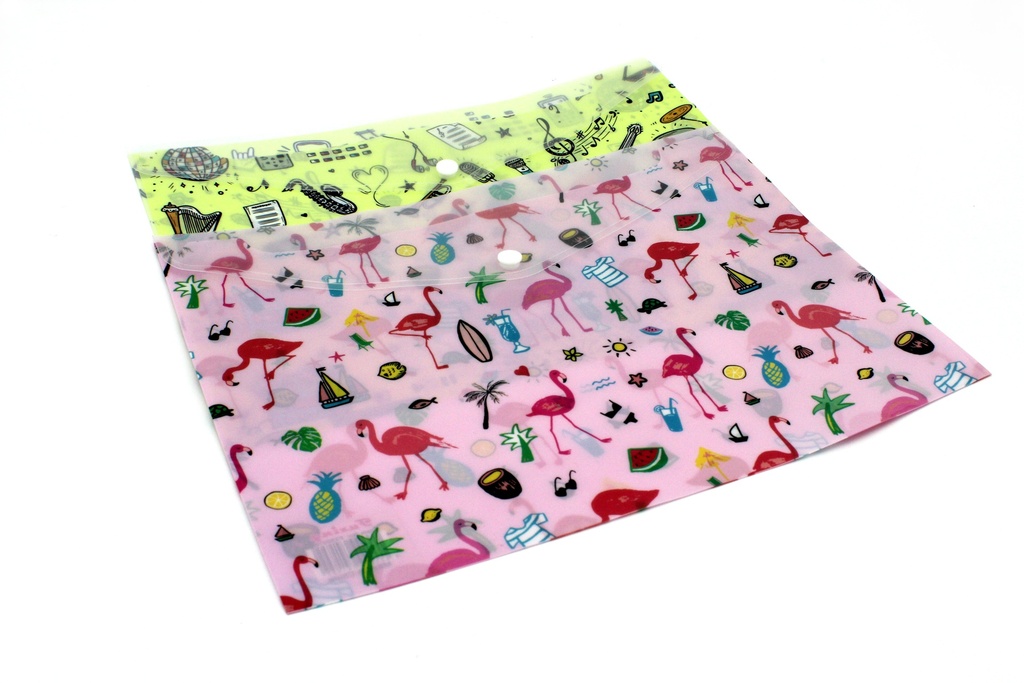 CARPETA  SOBRE CON BOTON ESTAMPADA A4 PACA 480 [PAC2090]