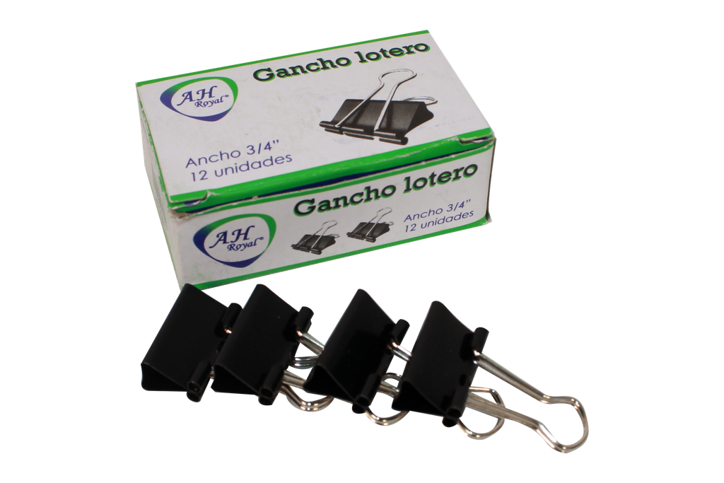 GANCHO AH ROYAL LOTERO  19MM(3/4") DOCENA [PAC90502 / PAC90039-1178]