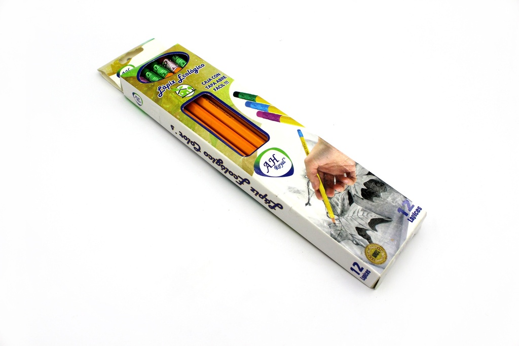 LAPIZ AH ROYAL ECOLOGICO AMARILLO HB-2 (DISPLAY X 12 UNDS) [PAC30075-878]