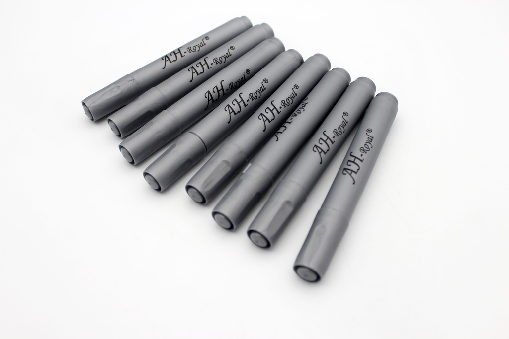 MARCADOR AH ROYAL METALICO PLATA 420 (DISPLAY X10UNDS) GRUESO [PAC90023-1160]