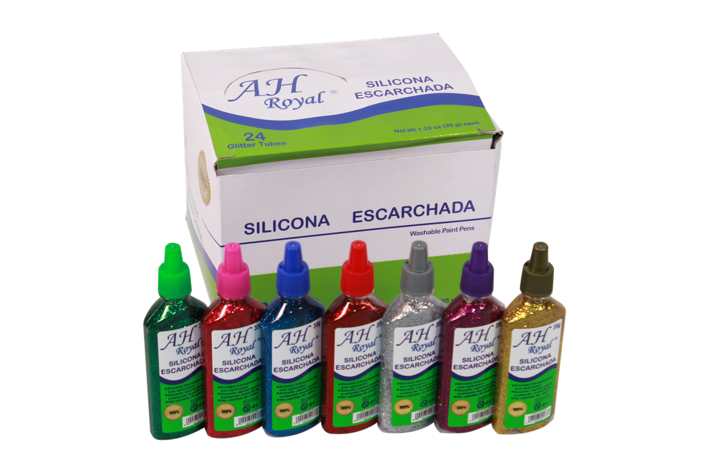 SILICONA AH ROYAL  ESCARCHADA SURTIDA AH ROYAL 35GR [PAC50202-2188]