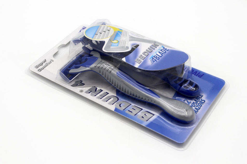CUCHILLA DE AFEITAR AZUL 2441 4 HOJAS DISPLAY X2 [PAC90337-1646]