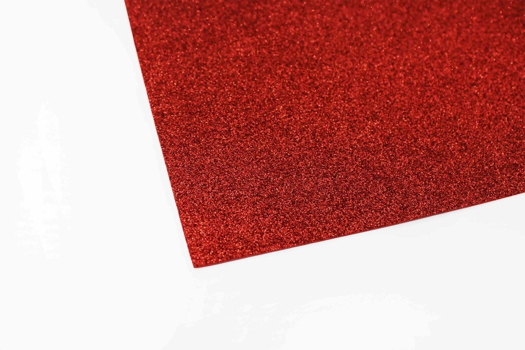 FOAMY CARTA AH ROYAL ESCARCHADO ROJO (PAQUETE X10UNDS) [AH11101315/PAC40287-4108]