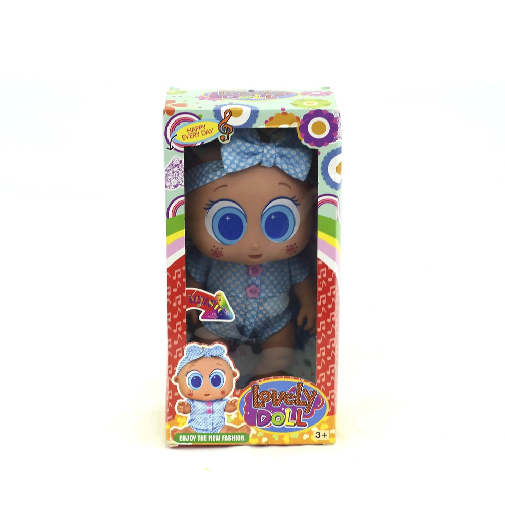 10 PULGADAS ENAMEL DOLL PLUS MUSIC YS998467 [9327]