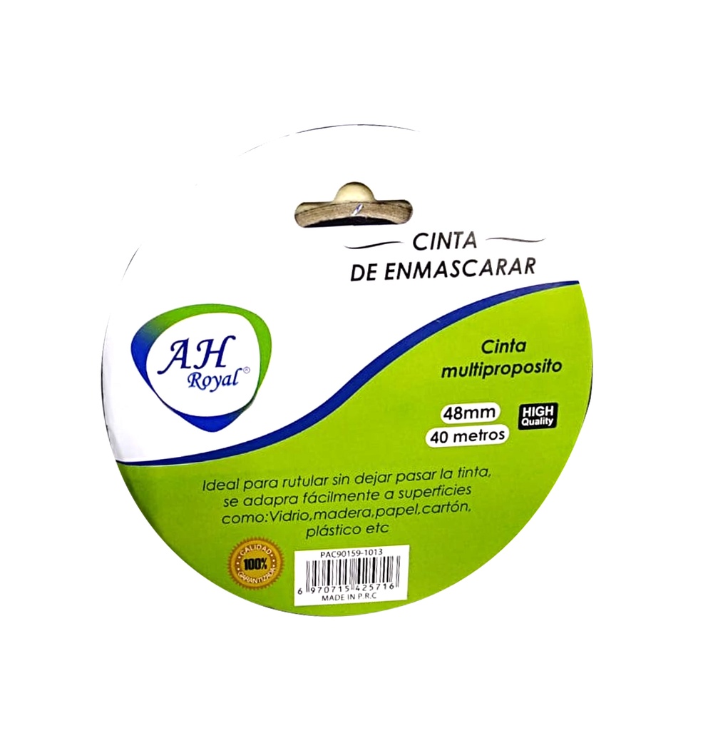 CINTA  AH ROYAL DE ENMASCARAR  48MM-2" X 40MTS PACA 36 [PAC90159]