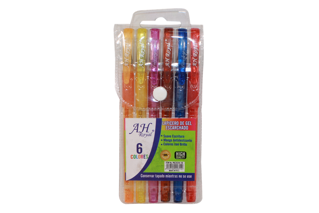 LAPICERO ESCARCHADO AH ROYAL X 6 (SC1723) [PAC20244-119]