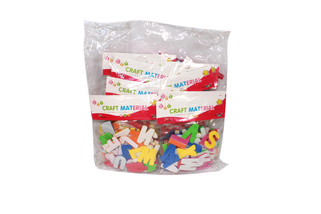 FIGURA EN FOAMY FIGURAS LETRAS  PACA X 240 UNDS [PAC20169]