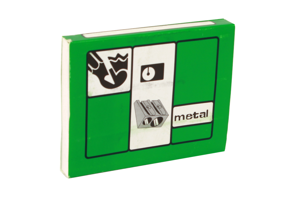 SACAPUNTA METALICO DOBLE MOR  (DISP. X  12UND) [PAC70233 / PAC10002]