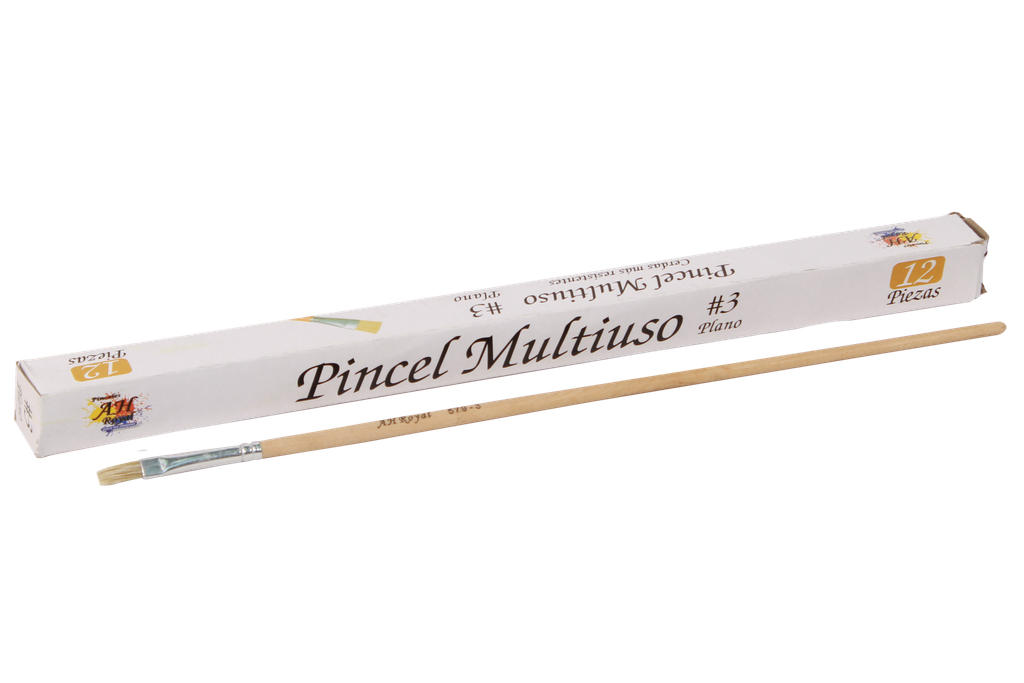 PINCEL CHINO AH ROYAL PLANO No.3 X DOCENA [PAC80084-1700 / PAC20003-1700]