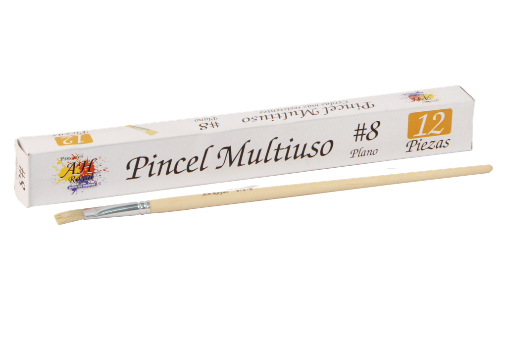 PINCEL CHINO AH ROYAL PLANO No.8 X DOCENA [PAC80089-1705 / PAC20008-1705]