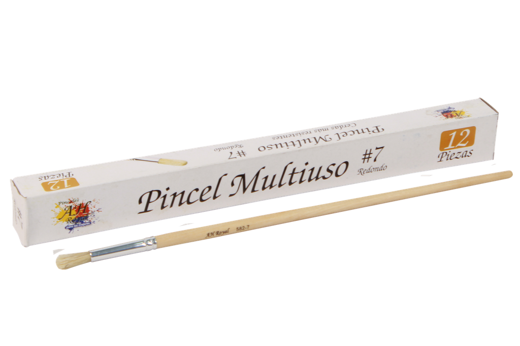 PINCEL CHINO AH ROYAL REDONDO No.7 X DOCENA [PAC80100-1716 / PAC20019-1716]