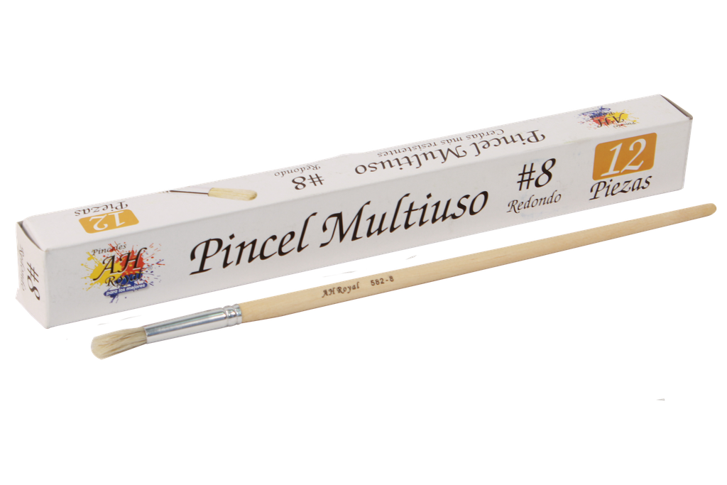 PINCEL CHINO AH ROYAL REDONDO No.8 X DOCENA [PAC80101-1717 / PAC20020-1717]