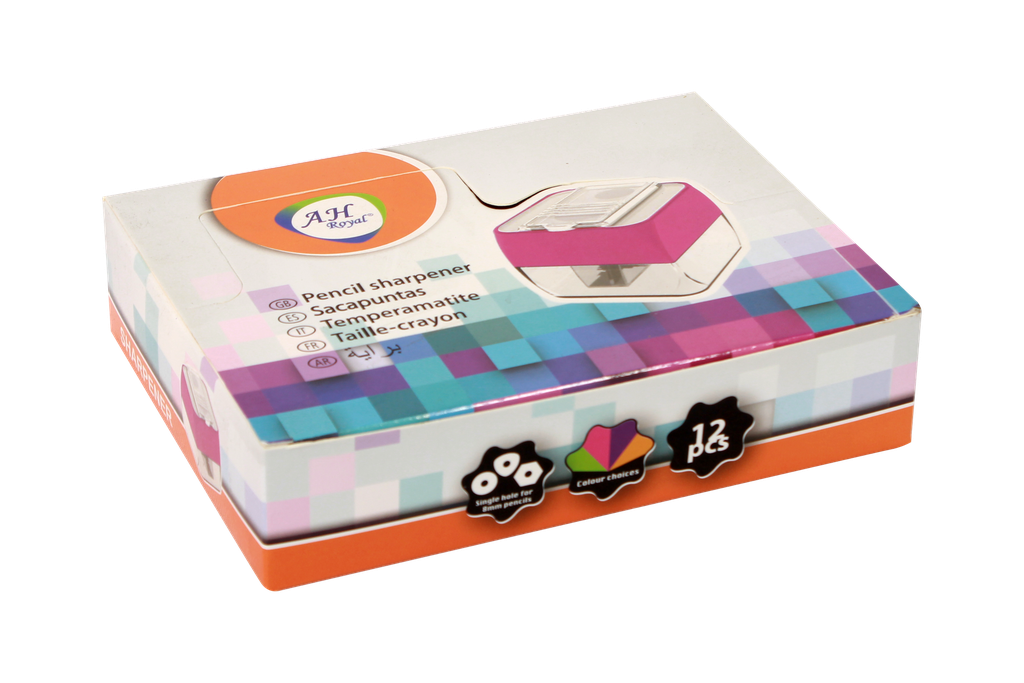 SACAPUNTA DOBLE DEPOSITO CUADRADO (DISPLEY X 12UNDS) PC X 720 [PAC2092/PAC70222]