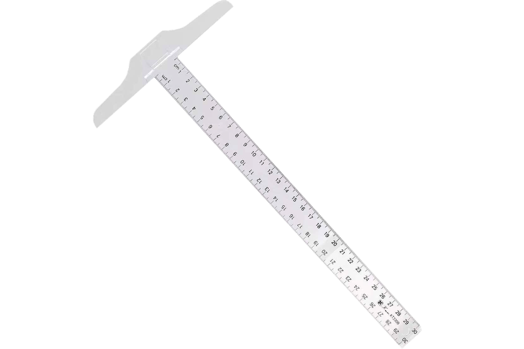 REGLA T  AH ROYAL DE 50CM TRANSPARENTE [PAC10052]