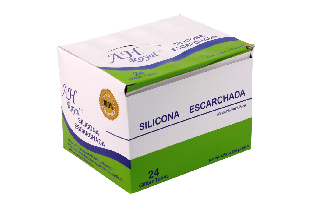 SILICONA AH ROYAL  ESCARCHADA SURTIDA AH ROYAL 35GR [PAC50202-2188]