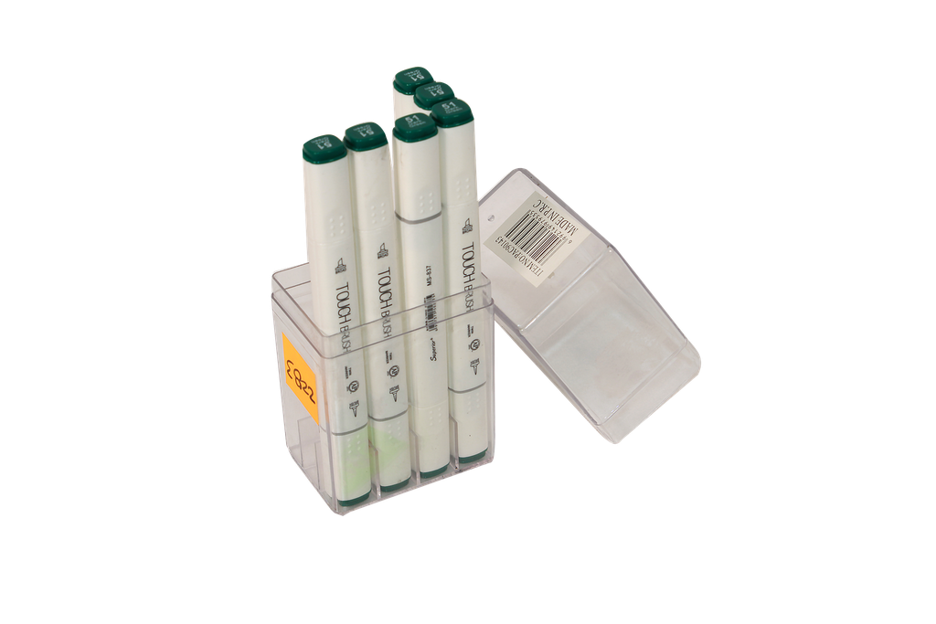 MARCADOR TOUCH DARK GREEN PUNTA PINCEL DISPLAY X6 No.51 [PAC90143-2283 / PAC20205-2283]