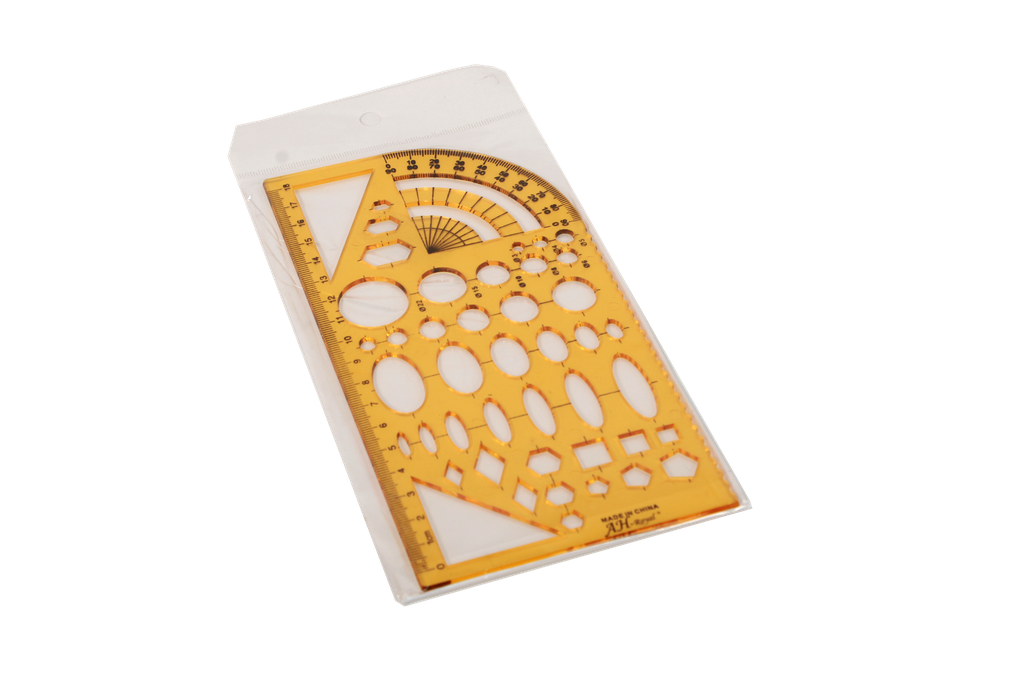 REGLA AH ROYAL O PLANTILLA DE DIFERENTES FORMAS [PAC20321-2560]