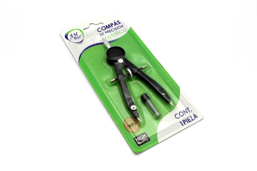 COMPAS AH ROYAL DE PRECISION METALICO ENCARTONADO -PACA X 288 UNIDADES- [PAC60038-2580]