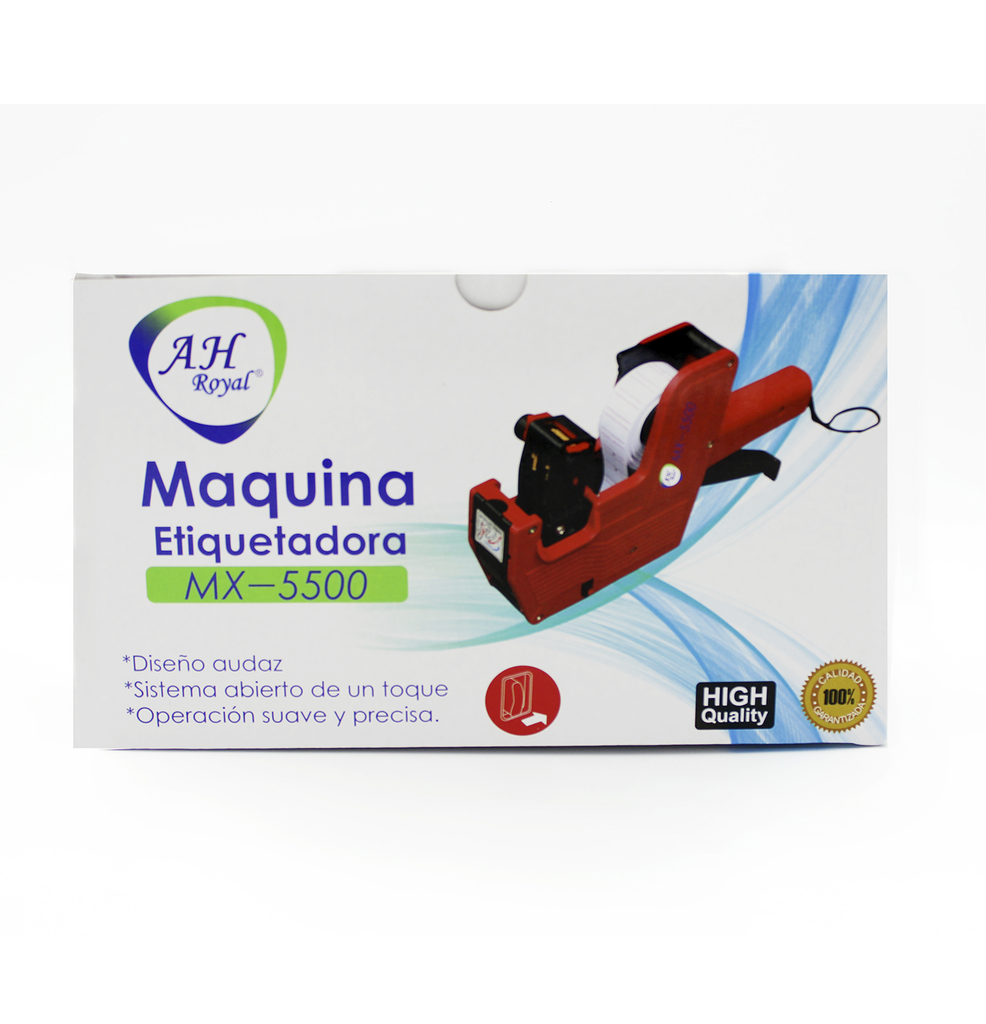 TIQUETEADORA AH ROYAL SIN TAPA MX-5500 -PACA X 50 UNIDADES- [PAC10098-