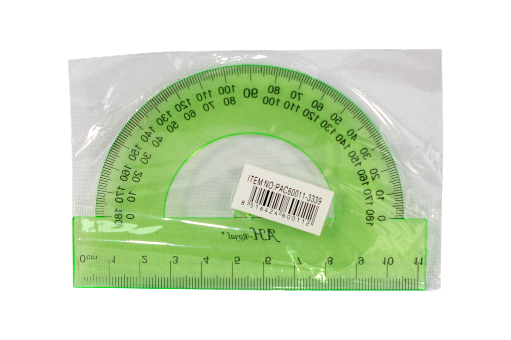 TRANSPORTADOR 8024 DELGADO 180° [PAC60011-3339]