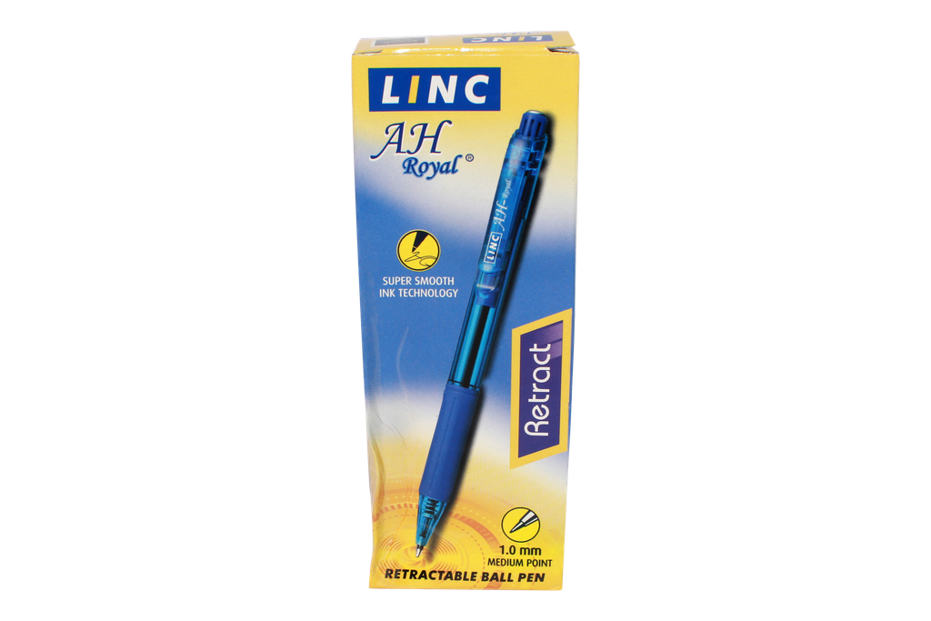 LAPICERO AH ROYAL RETRACTIL SUPER SUAVE NEGRO  X12UND [PAC I -345]