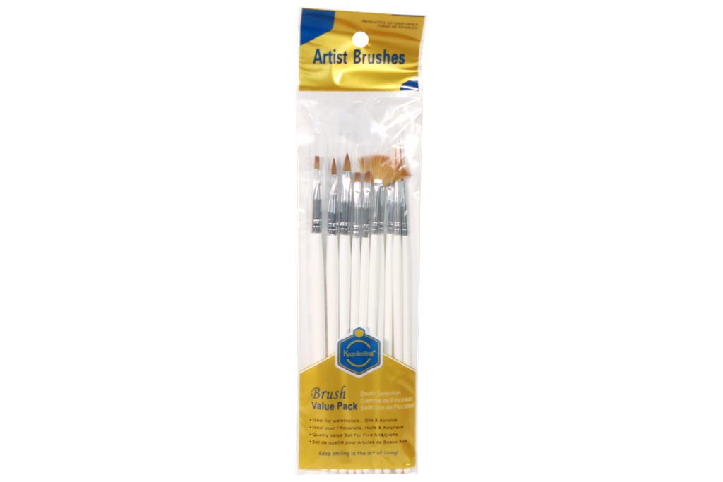 PINCEL PARA UÑAS POR 10PCS PACA X 360 [PAC50059]