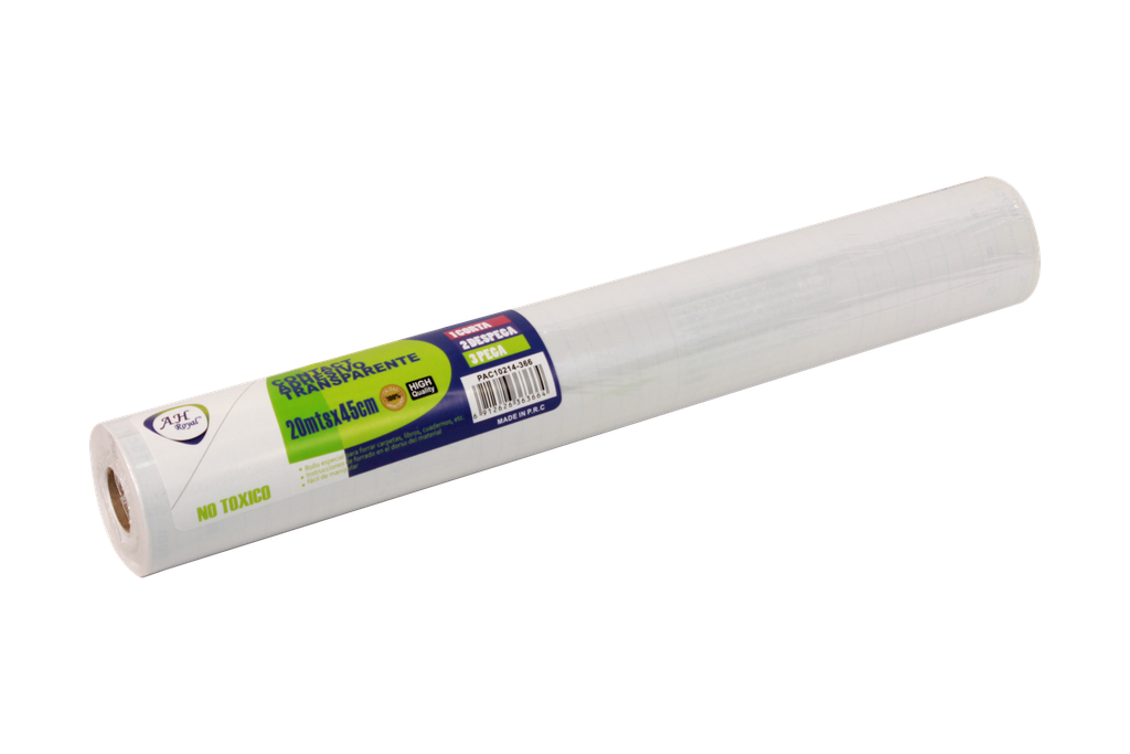 PAPEL CONTAC AH ROYAL TRANSPARENTE- 20MT [PAC10214]