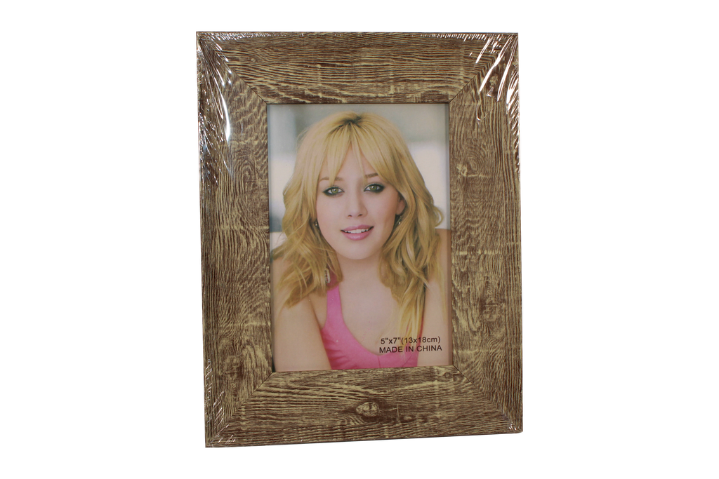 PORTARRETRATO YY8063 ESTILO MADERA DE 5"X7" [PAC70442-3931]
