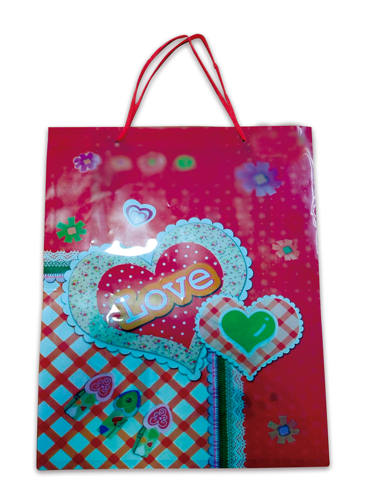 BOLSA DE REGALO TRASLUCIDA  33*27*9 PLASTICA No.4 [PAC80012-4147]