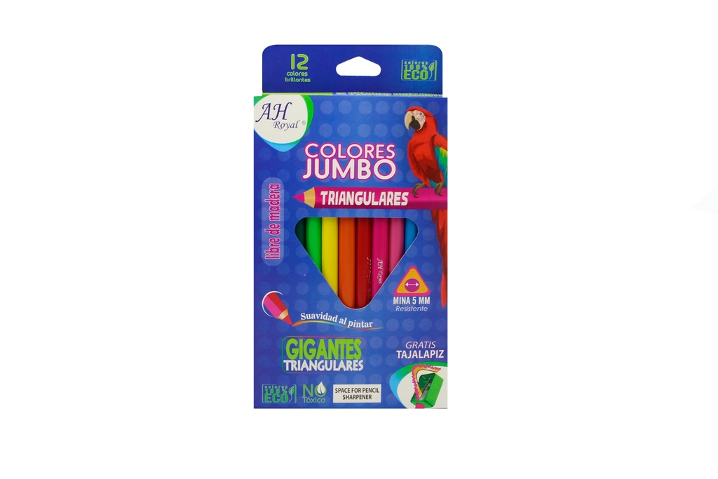 COLOR AH ROYAL JUMBO TRIANGULAR 100 %ECOLOGICO [0]