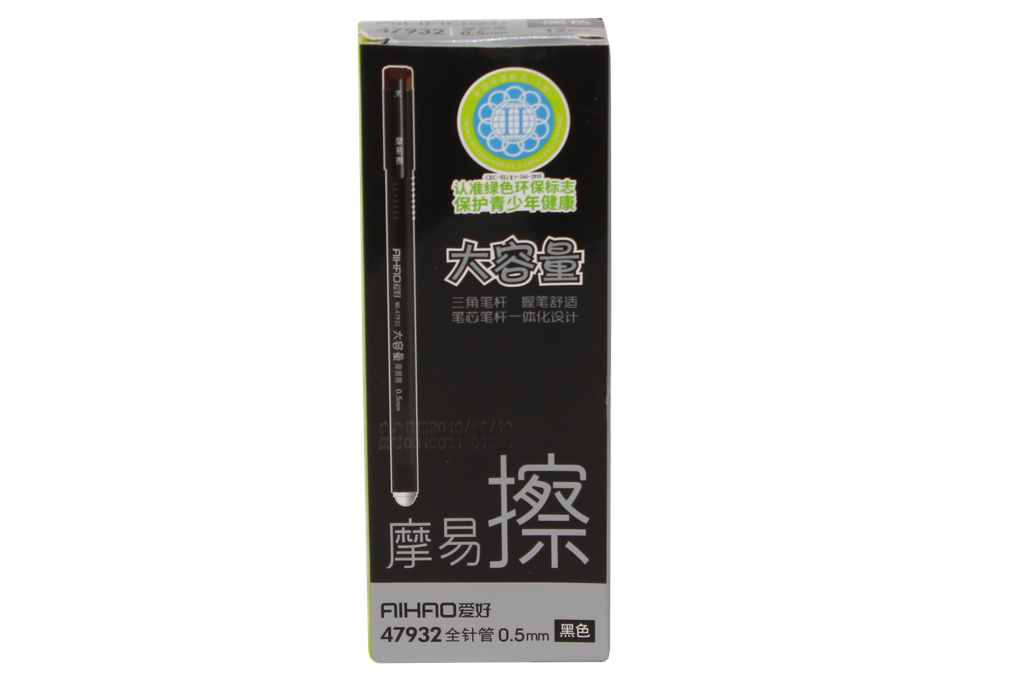 LAPICERO BORRABLE NEGRO AH 0.5 TRIANGULAR -PACA X 144 (DISPLAY X 12)-  [PAC2200]