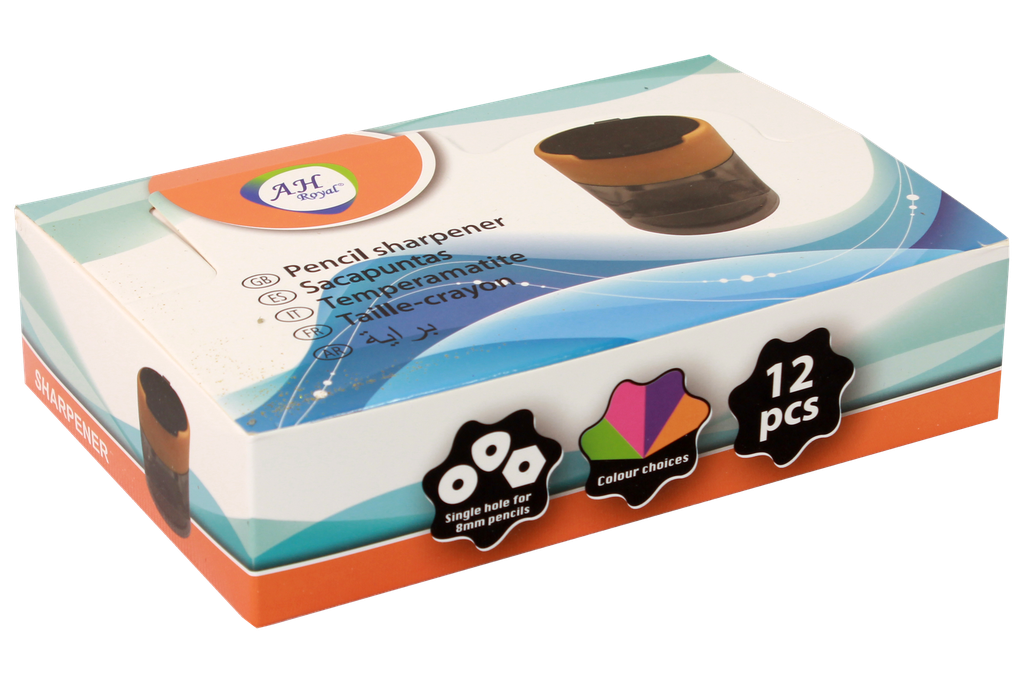 SACAPUNTA  BARRIL DOBLE DEPOSITO DISPLEY X 12UND  [PAC2094]