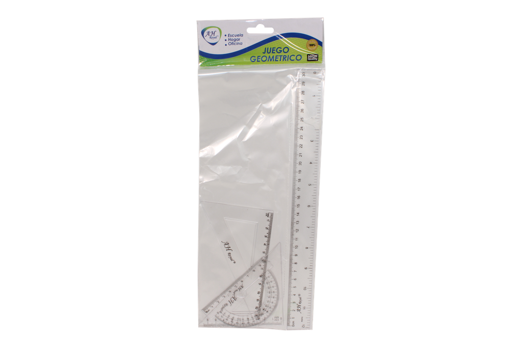JUEGO GEOMETRICO AH ROYAL DE 4 PIEZAS PEQUEÑO PACA X 288 [PAC2141]