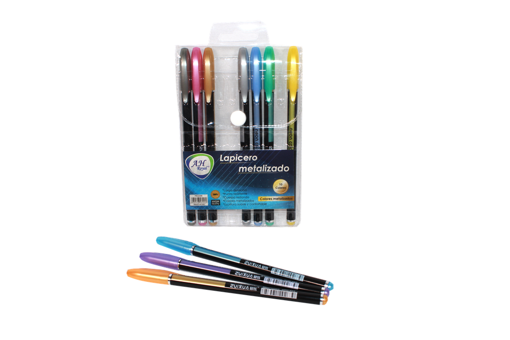 LAPICERO AH ROYAL METALIZADO X 10 PACA X 288 [PAC2208]
