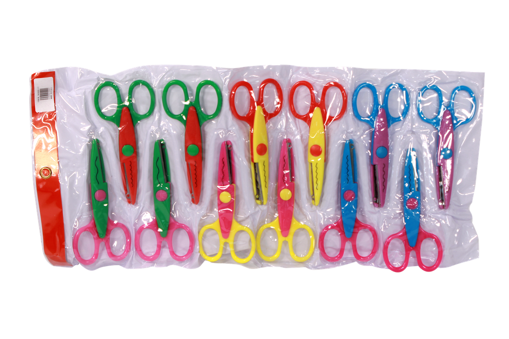 TIJERA ZIG ZAG GRANDE (DISPLAY X 12UNDS)  [PAC2236 / PAC20706-660]