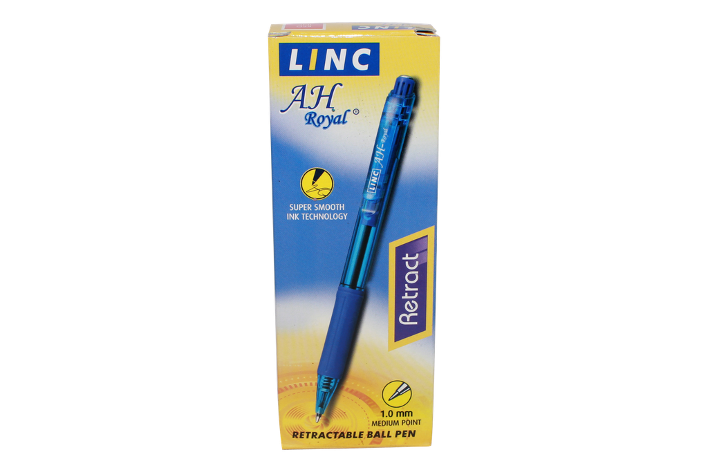 LAPICERO AH ROYAL RETRACTIL  TINTA GEL ROJO  (DISPLAY X12UND) [PAC I-876]